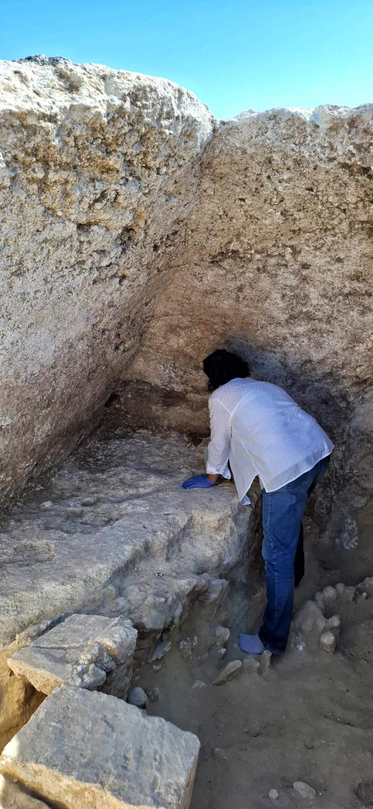 The chamber tomb found