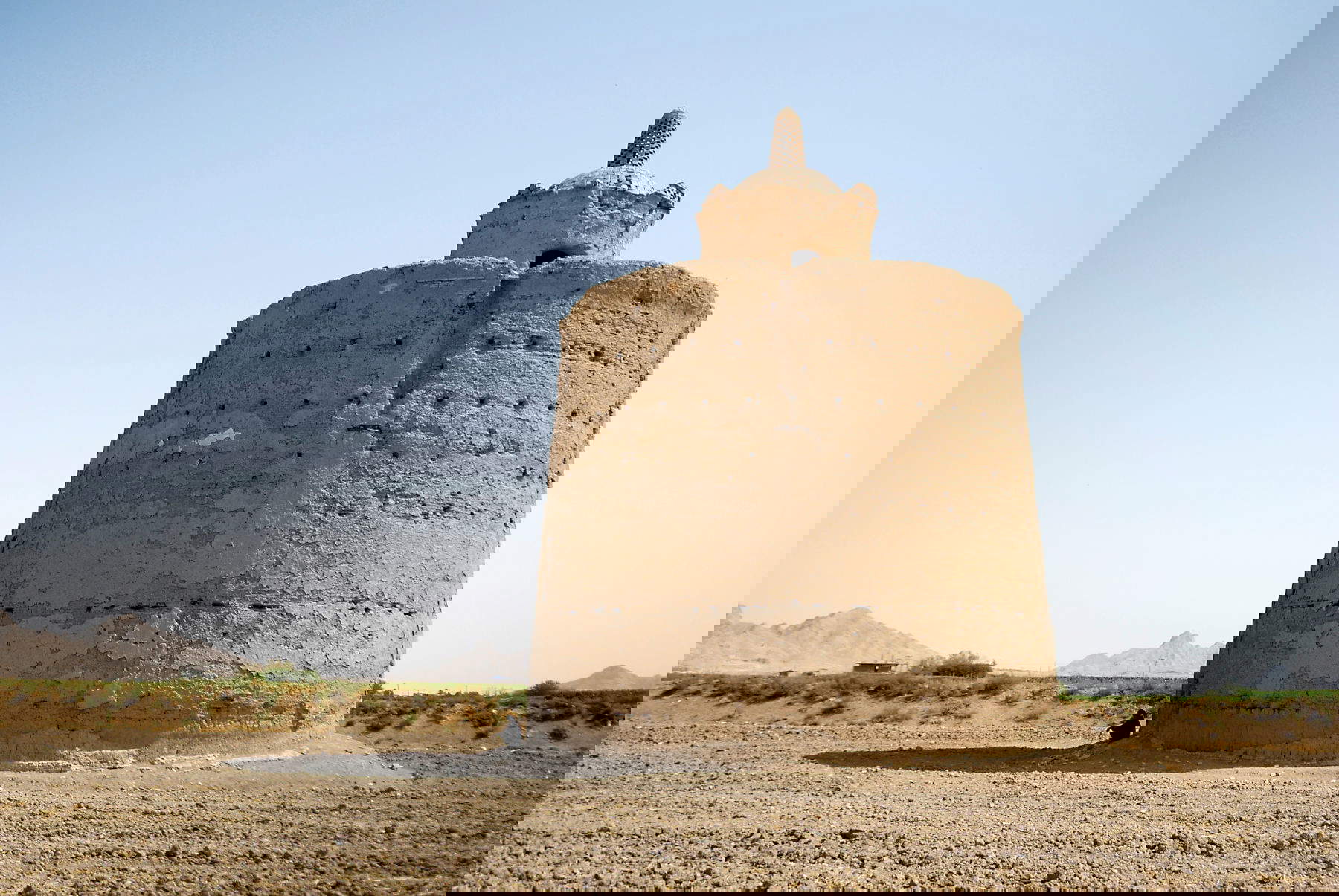 Sanfte Riesen: Die Taubentürme von Isfahan (Iran) werden in Rom ausgestellt