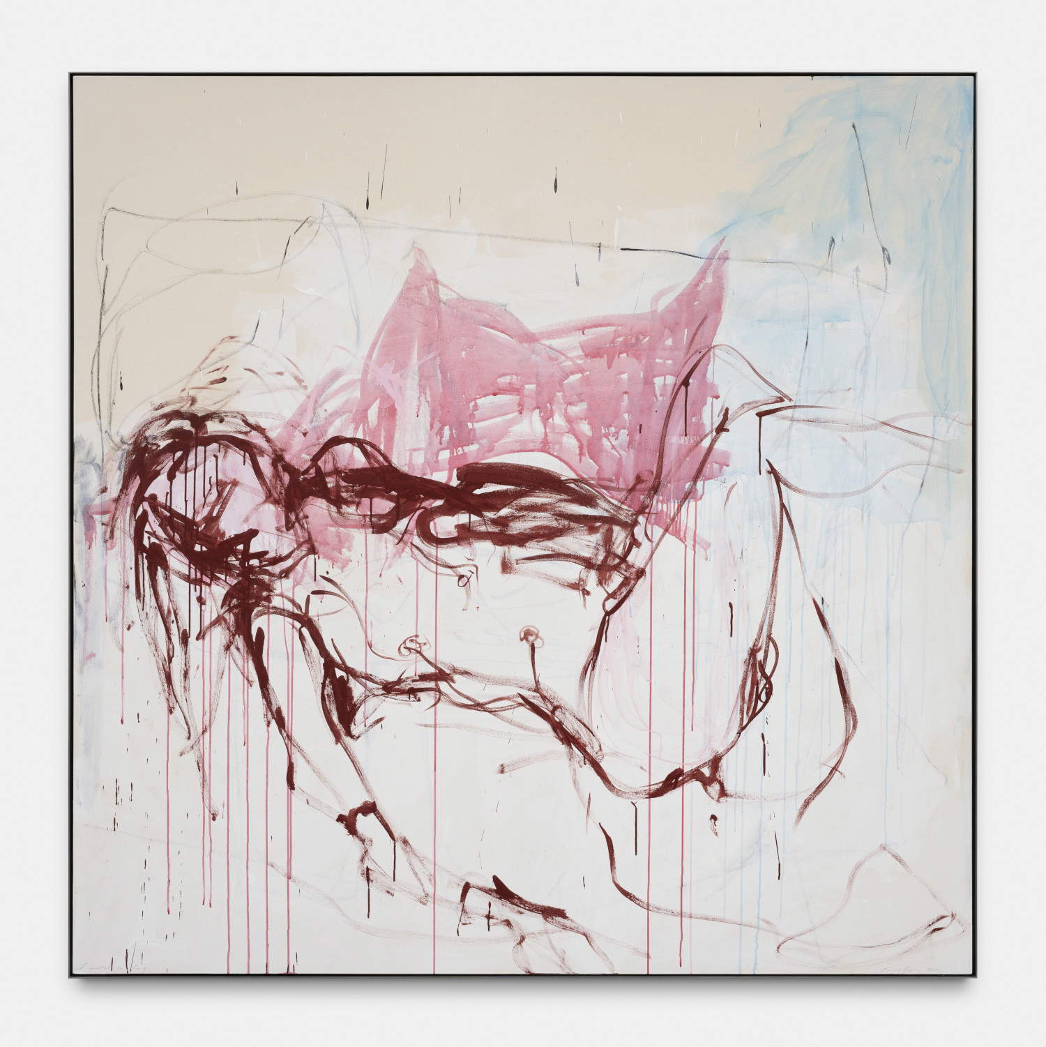 Tracey Emin, I waited so Long (2022; acrilico su tela, 183,1 x 183,3 x 3,5 cm) © Tracey Emin. All rights reserved, DACS 2024.