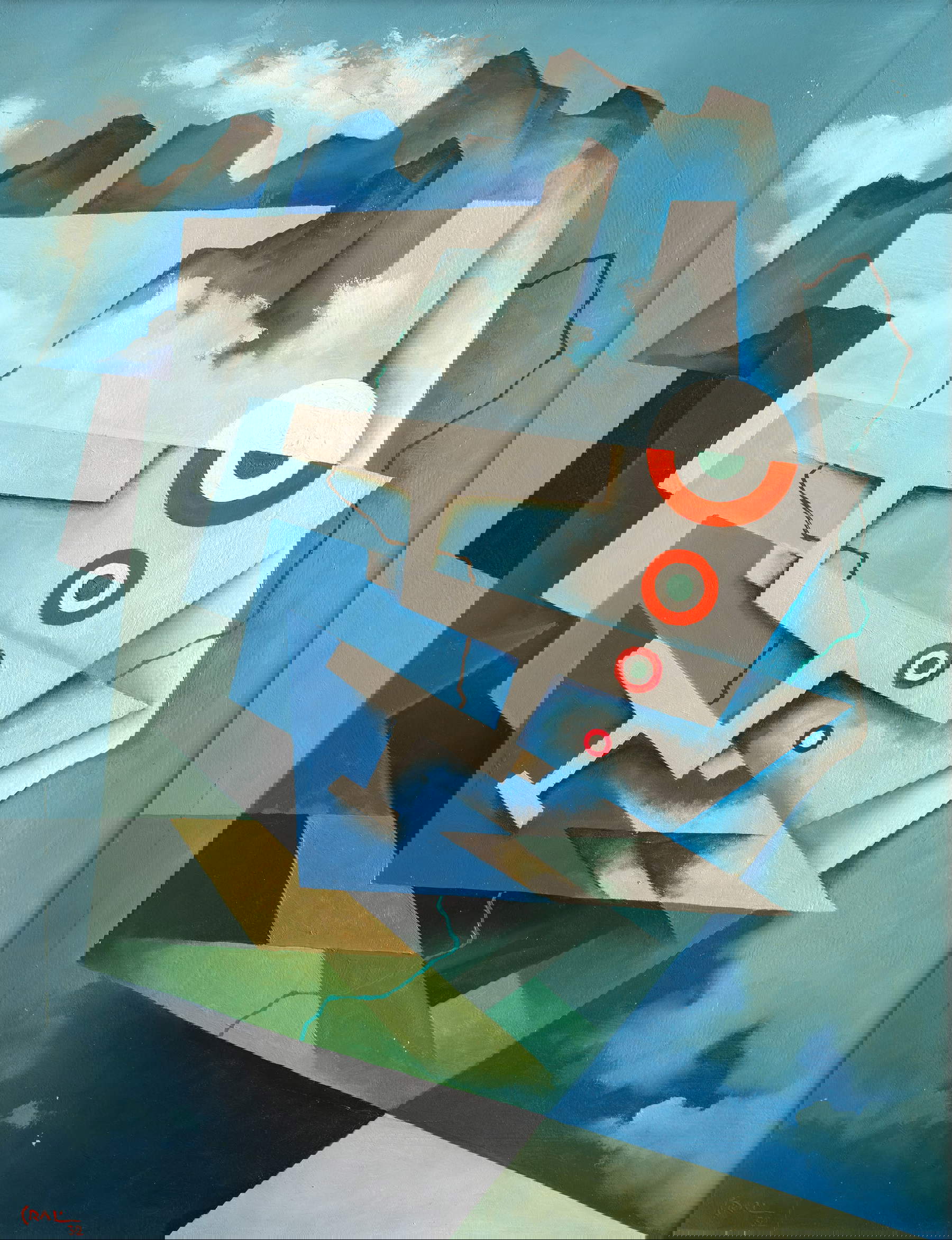 Tullio Crali, Flügel der Trikolore (1932)