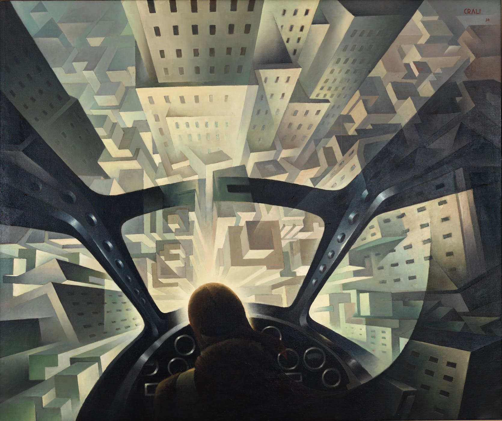 Tullio Crali, Incuneandosi nell'abitato (1939)