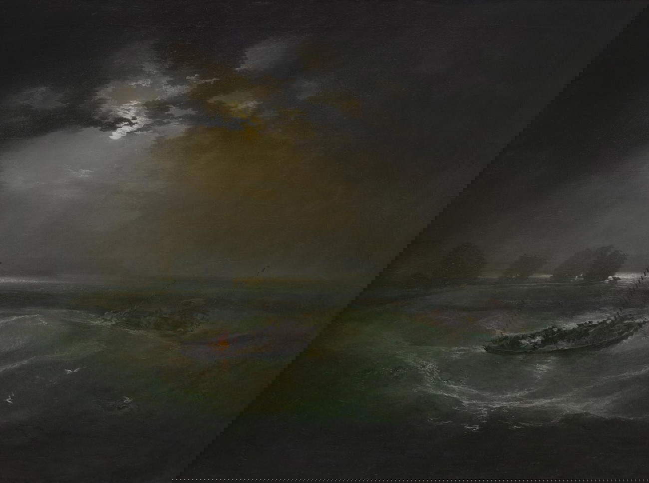 J.M.W. Turner, Fishermen at Sea, esposto 1796. Su gentile concessione di Tate