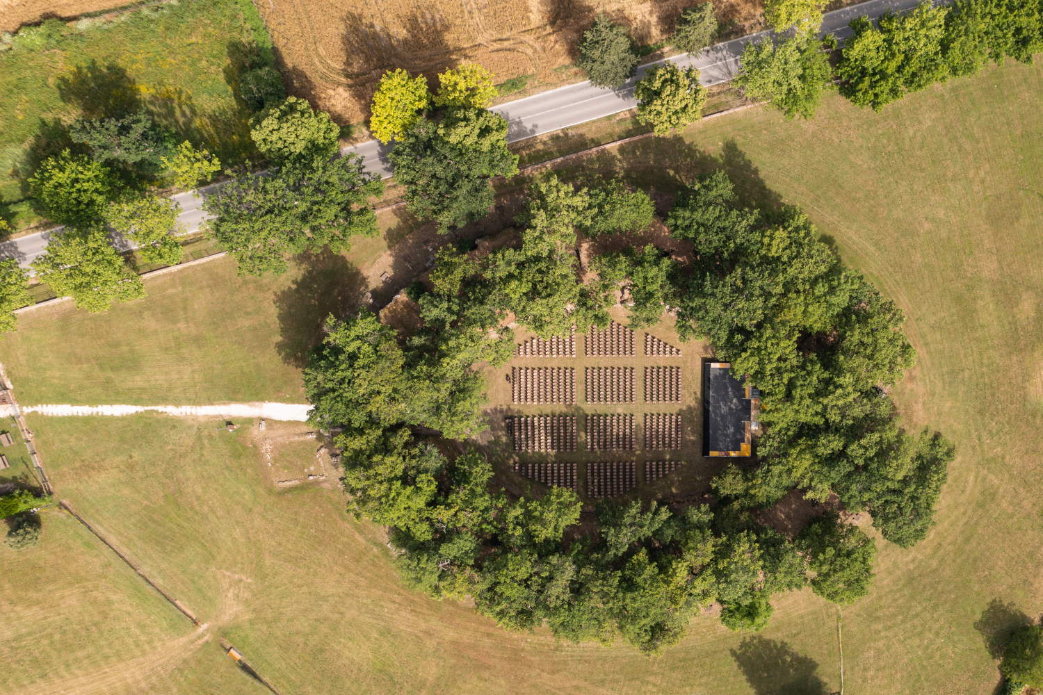 Macerata, der Archäologische Park Urbs Salvia öffnet zum ersten Mal die Basaltstraßenviertel