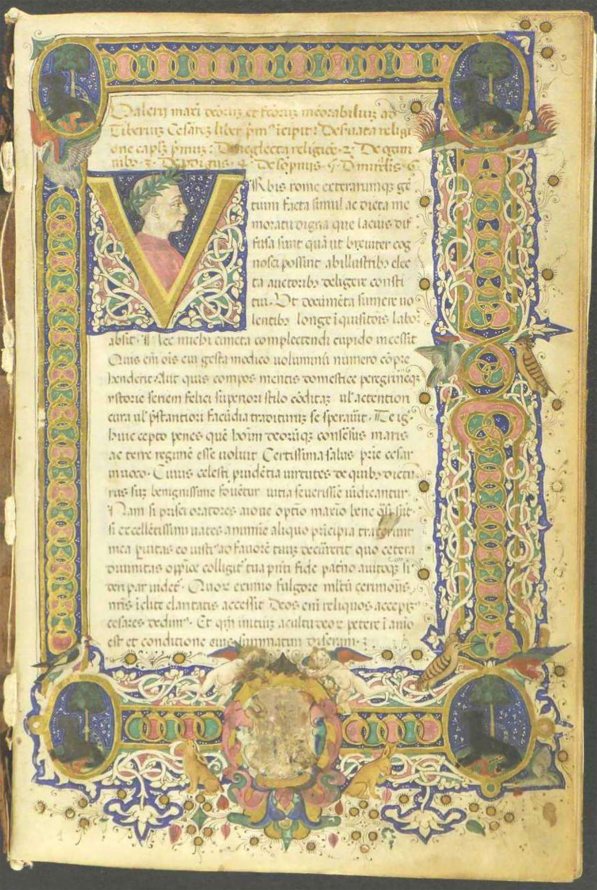 Valerii Maximi facta, ms.sec. XV, 247x160x40 mm, Ms. Parm. 2803. Provenienza: Joh. Bern. De – Rossi, dettaglio Valerii Maximi facta, ms.sec. XV, 247x160x40 mm, Ms. Parm. 2803. Provenienza: Joh. Bern. De – Rossi, dettaglio