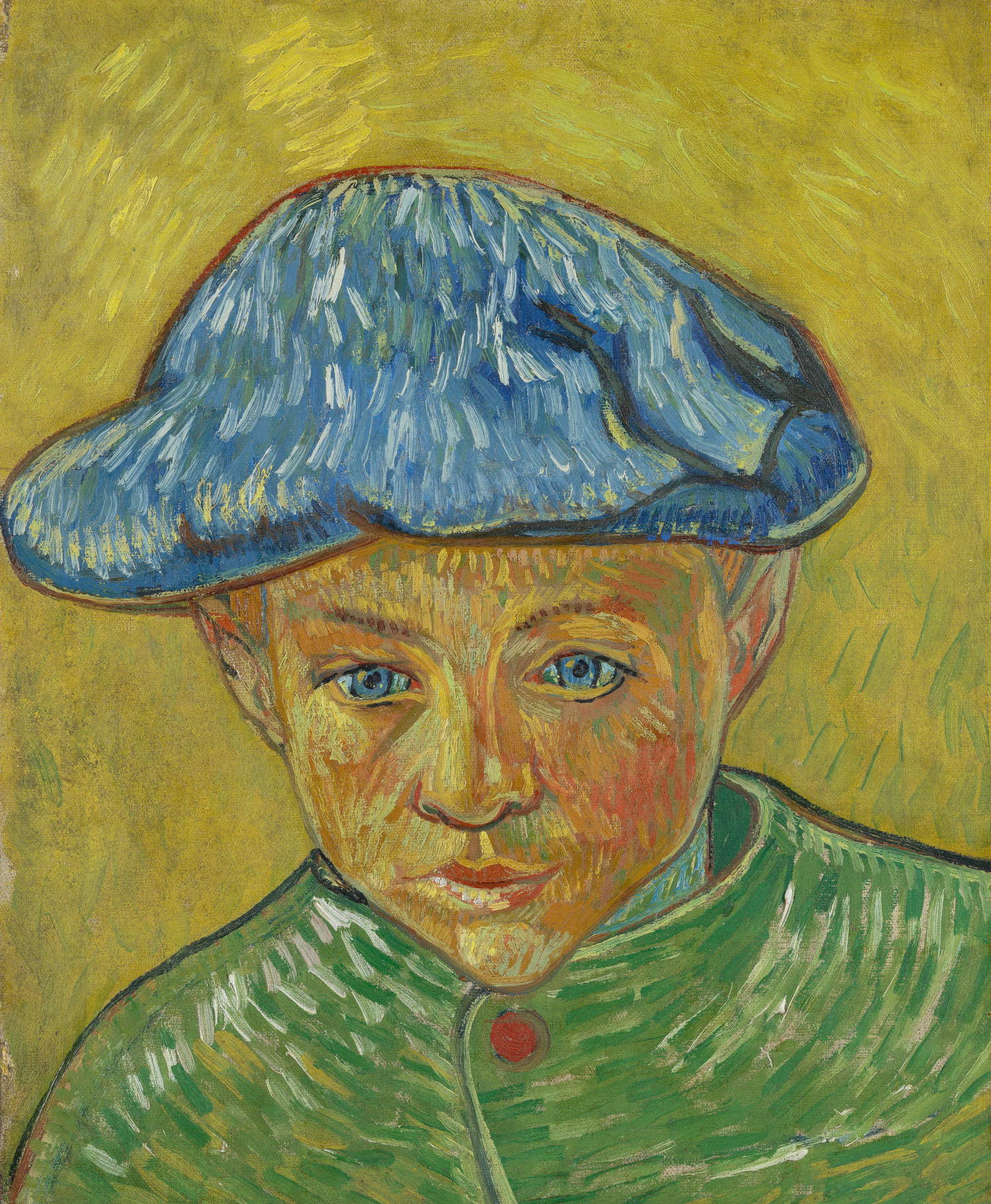 Vincent van Gogh, Portrait of Camille Roulin (1888; oil on canvas, 40.5 cm x 32.5 cm; Amsterdam, Van Gogh Museum, (Vincent van Gogh Foundation)