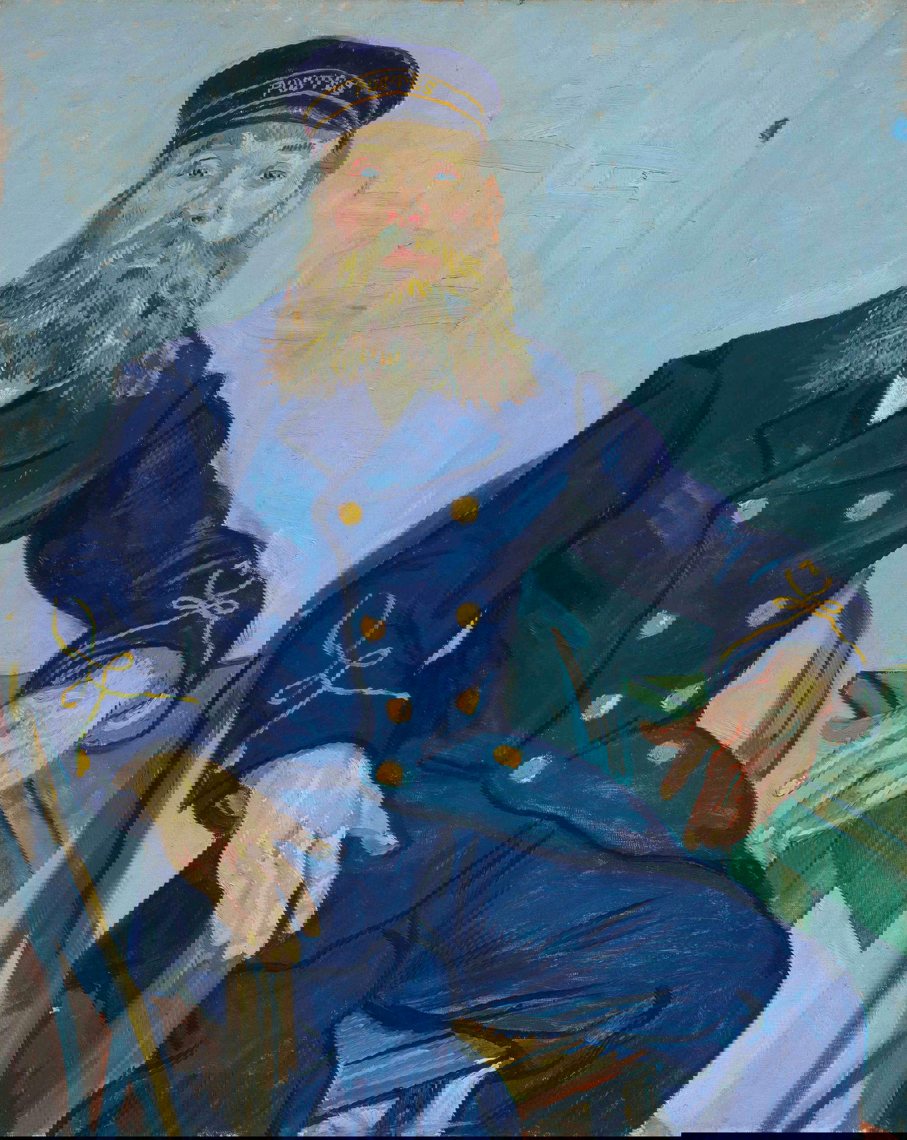 Vincent van Gogh, The Postman Joseph Roulin (1888; oil on canvas, 81.3 x 65.4 cm; Boston, Museum of Fine Arts). Gift of Robert Treat Paine. Photo &copy; Museum of Fine Arts, Boston