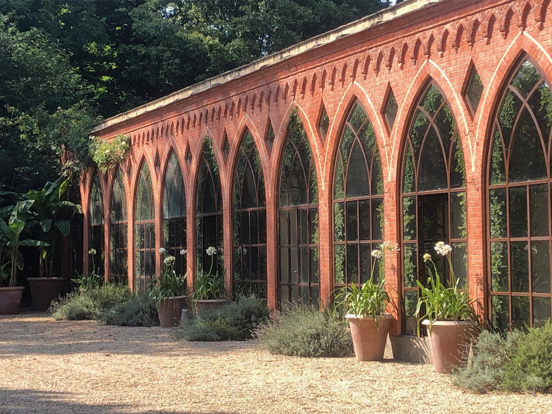 Vue du château de Miradolo