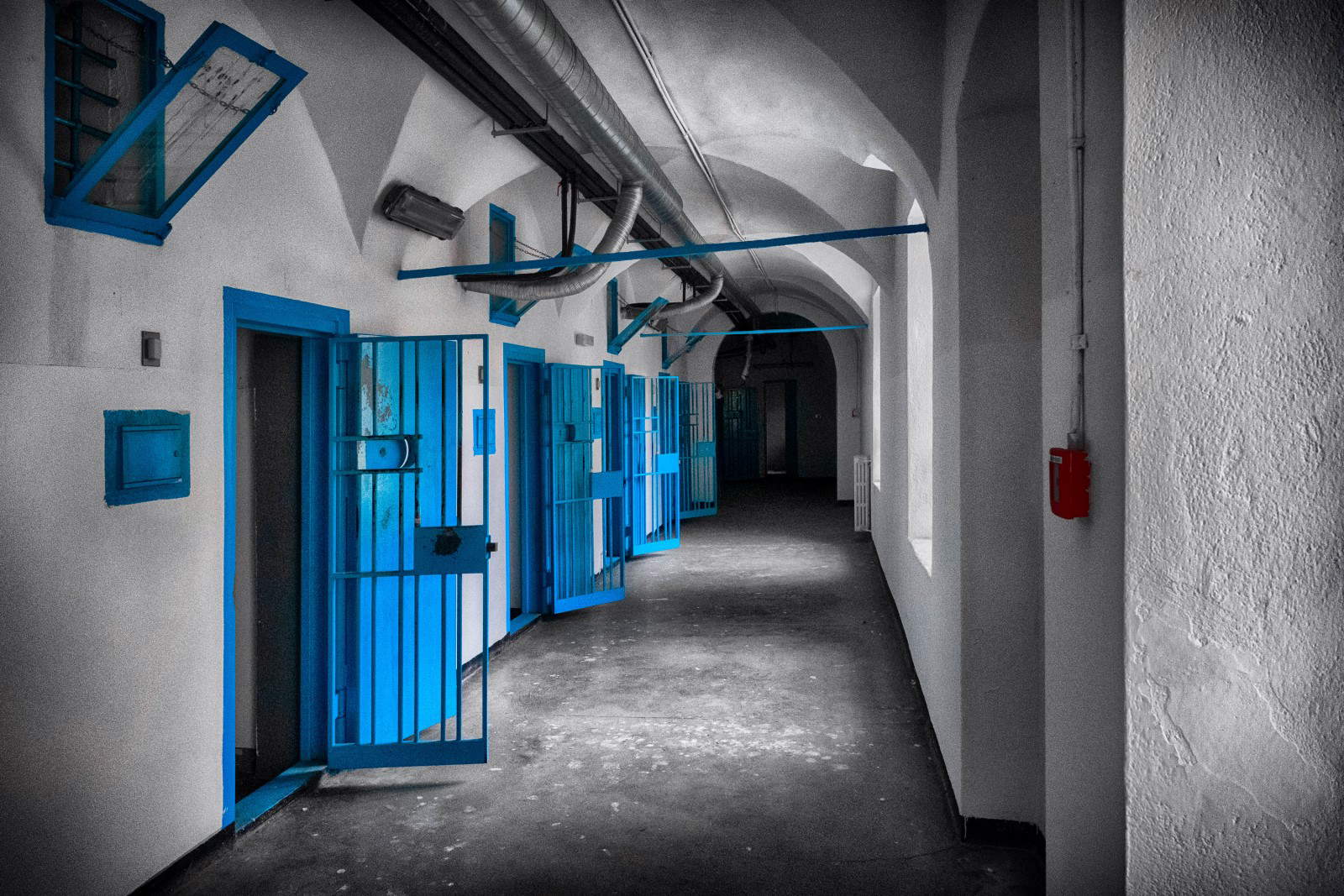 Veduta interna, ex Carcere Sant'Agostino, Savona. Foto Matteo Musetti