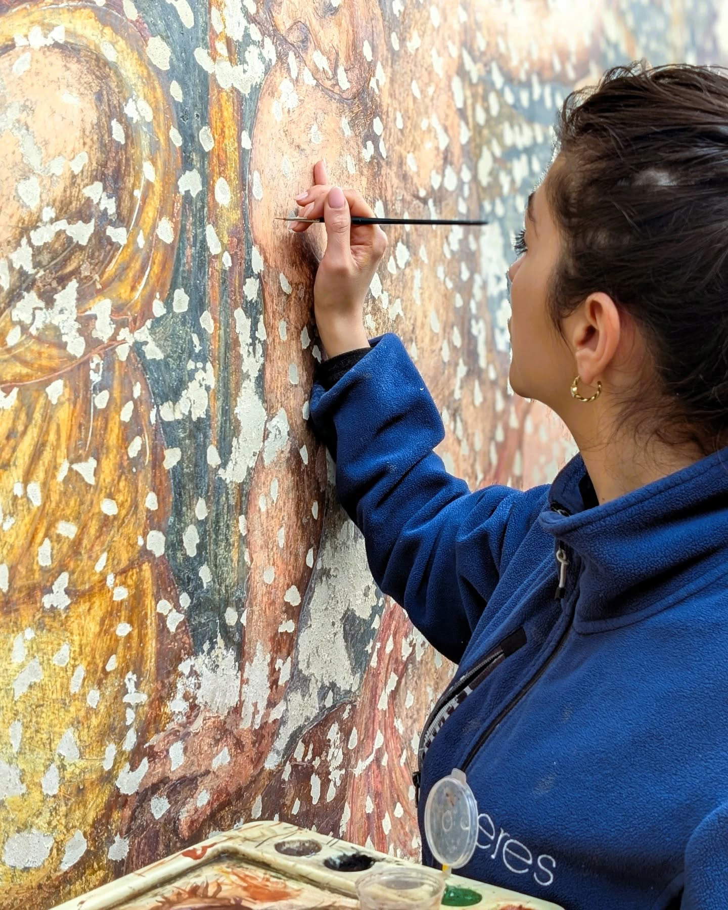 Sixteenth-century mural painting discovered in Rialto, Venice