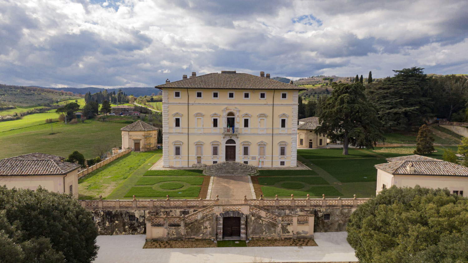 Perugia, die Villa del Colle del Cardinale wird nach der Renovierung wieder für die Öffentlichkeit zugänglich gemacht