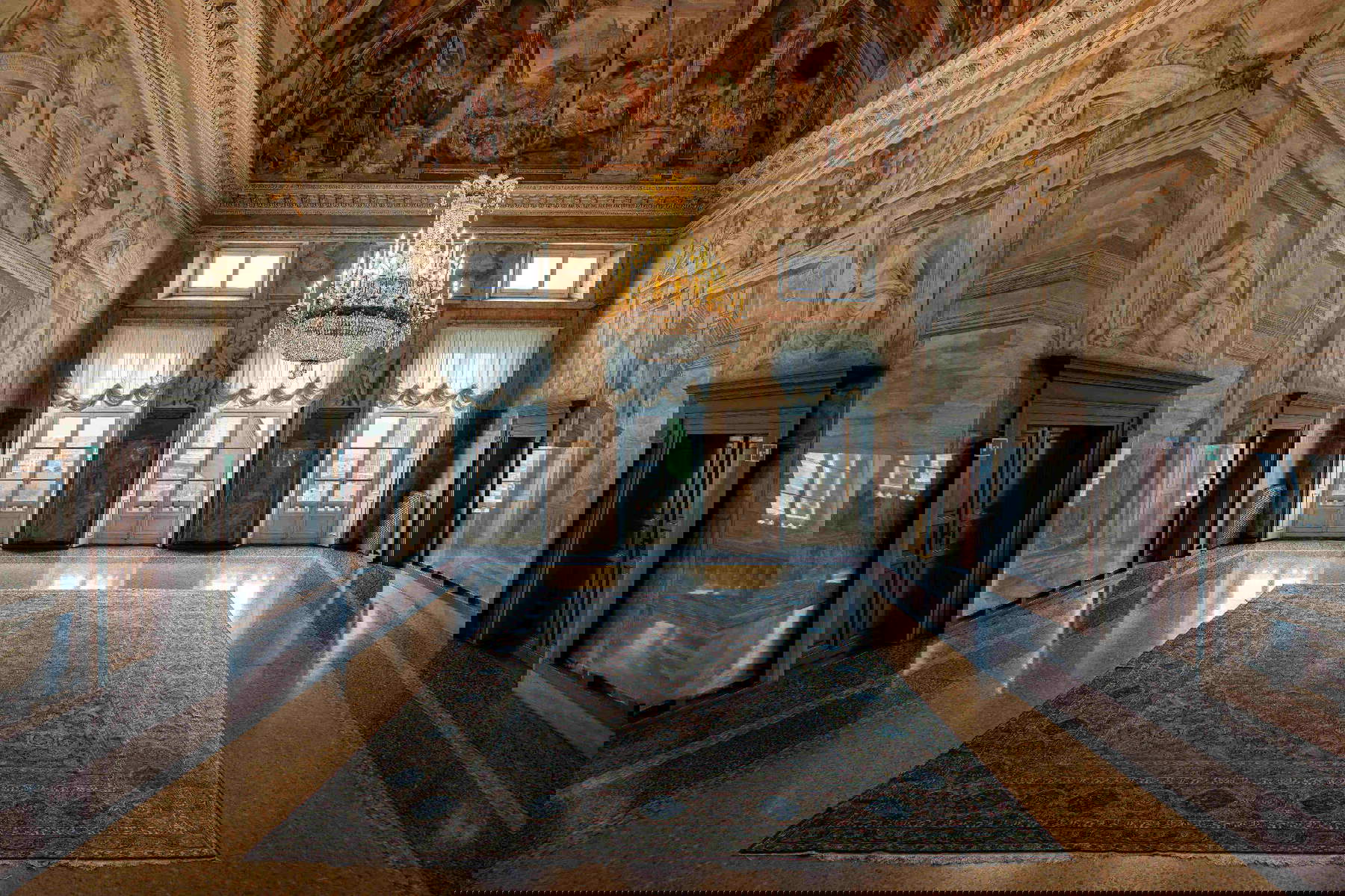 Le hall d'honneur. Photo : Monica Schettino. En concession de la Fondation Palazzo