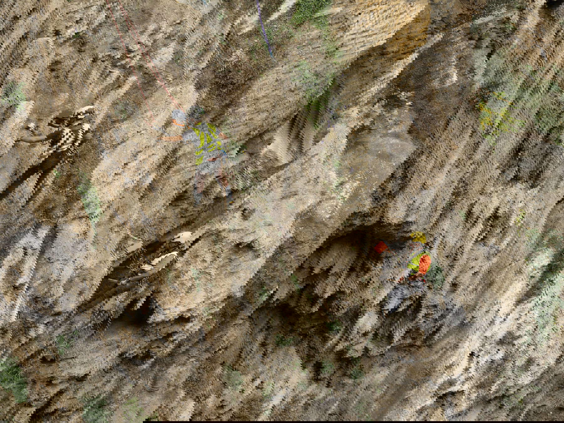 Villa Gregoriana during the interventions. Photo: Massimo Siragusa