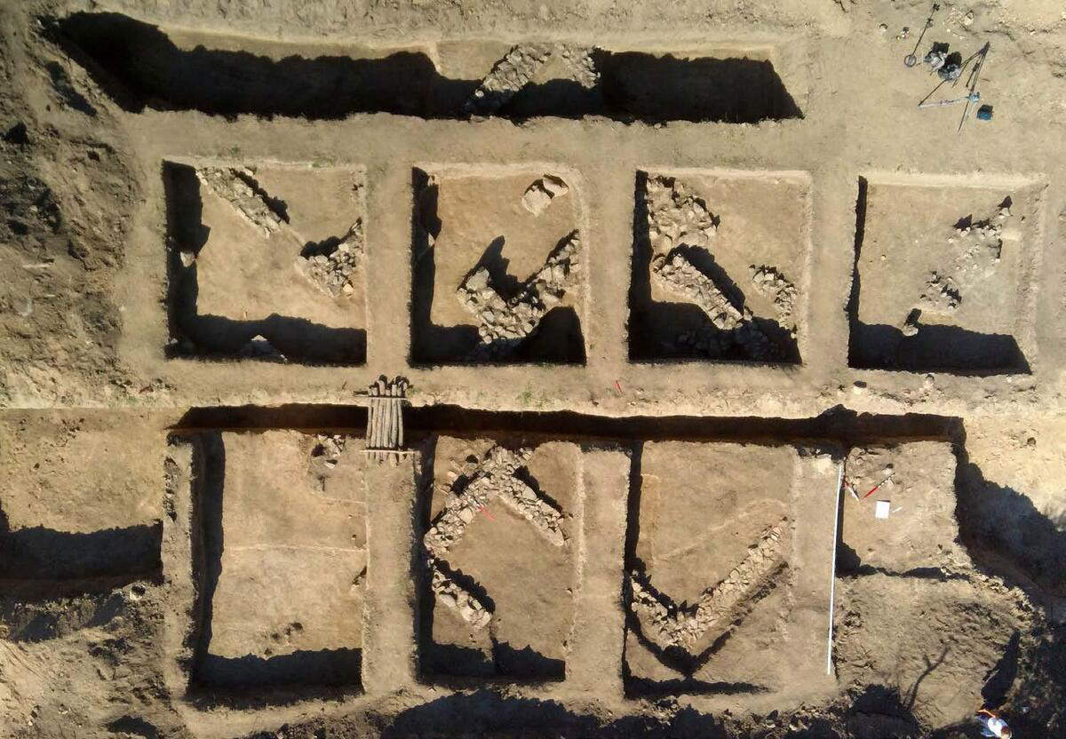 Vista generale degli edifici.