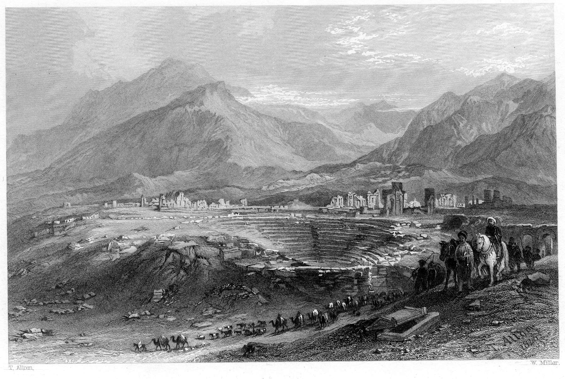 William Miller, Ruins of Laodicea (1847; engraving) Photo: Wikimedia Commons