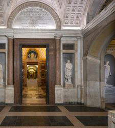 Musei Vaticani, restaurati con interventi su misura statue antiche e sarcofagi dell'Atrio dei Quattro Cancelli