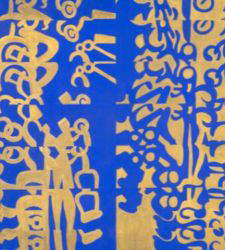 Carla Accardi in Verona: Ausstellung von Gold- und Silberbildern aus den Jahren 1964-1965