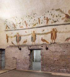 Guided tours on the theme of sunset at the Roman Houses of the Caelian, among the most striking places in underground Rome