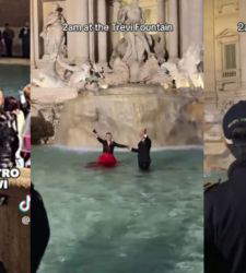 Roma, auge de las multas de 450 euros por chapuzones de turistas en fuentes históricas