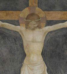 Fiesole, torna visibile la Crocifissione del Beato Angelico dopo un importante restauro