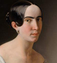 Enrico Scuris Porträt der Markgräfin Rosalia Cavalcabò als Schenkung an das Museum Ala Ponzone in Cremona