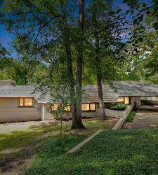 Das Mississippi Museum of Art hat Fountainhead, das von Frank Lloyd Wright entworfene usonische Haus, erworben 