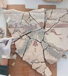 Spagna, scoperti oltre 4.000 frammenti delle pitture che decoravano una villa romana