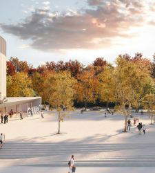 Bérgamo, se ha aprobado el proyecto de la nueva plaza de la futura GAMeC. Las obras finalizarán a finales de 2026. 