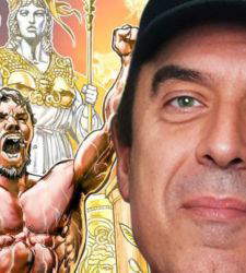 Taranto, en MArTa, la ilustración de Sal Velluto dedicada al atleta magno griego de via Genova