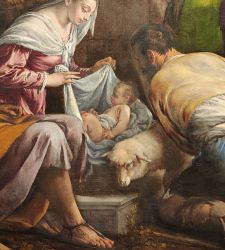 La Nativit&eacute; sans rh&eacute;torique de Jacopo Bassano qui a anticip&eacute; le Caravage