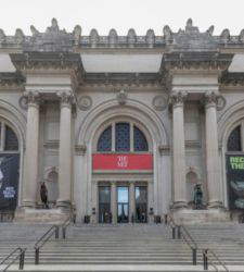 Jeffrey Gibson unveils four bronze sculptures on the facade of the Met in New York City