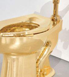 Cattelan by the pound: his toilet sold for over $12 million