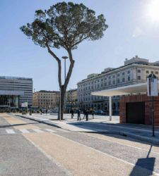 Rome, inauguration de la première partie de la nouvelle Piazza dei Cinquecento à la gare Termini