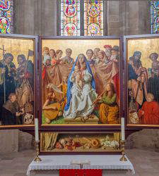The work that has ignited a heavy controversy in Germany will be exhibited in Rome