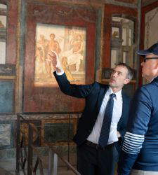 Il Principe Alberto II di Monaco oggi in visita al Parco Archeologico di Pompei 
