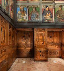 Palazzo Ducale di Urbino, riaperto lo Studiolo del Duca, restaurato e ricostruito nel suo aspetto originario