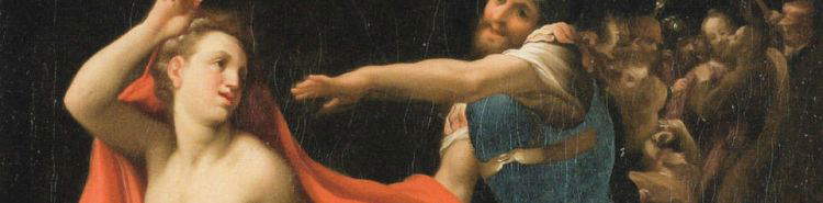 Correggio, the fleeing youth: the Gospel in painting and the theological center of the painting