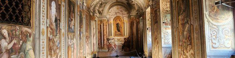 The little rooms of St. Ignatius in Rome: the perspective games of Andrea Pozzo as a requirement of faith