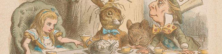 Alice im Wunderland, eine Reise in die illustrierte Welt von Carroll und John Tenniel