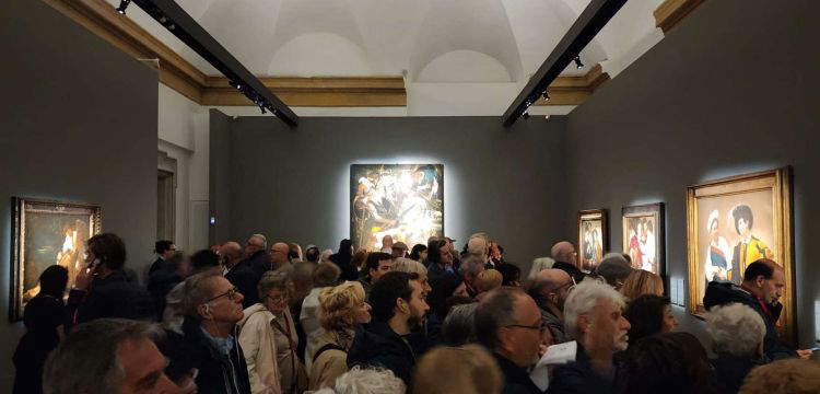 Palazzo Barberini and Caravaggio. In the bedlam of the blockbuster exhibition of the year.