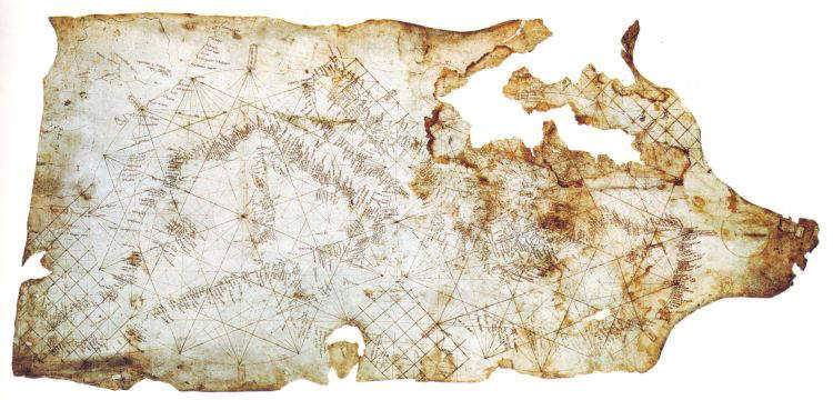 The Pisan Chart, the first nautical chart of the Mediterranean: a masterpiece of ancient cartography