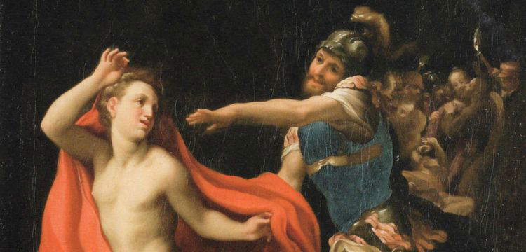 Correggio, the fleeing youth: the Gospel in painting and the theological center of the painting