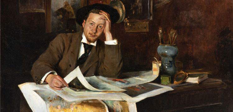 Giovanni Costantini, il giovane davanti al vero: l'inedito autoritratto dell'artista diciannovenne