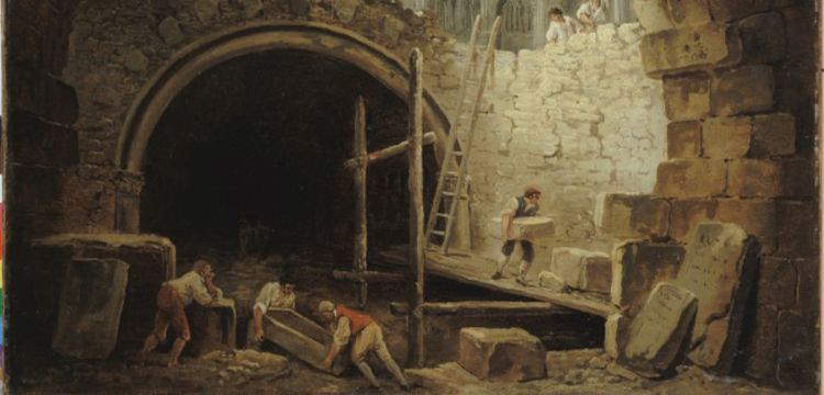 When French revolutionaries desecrated the royal tombs at Saint-Denis.