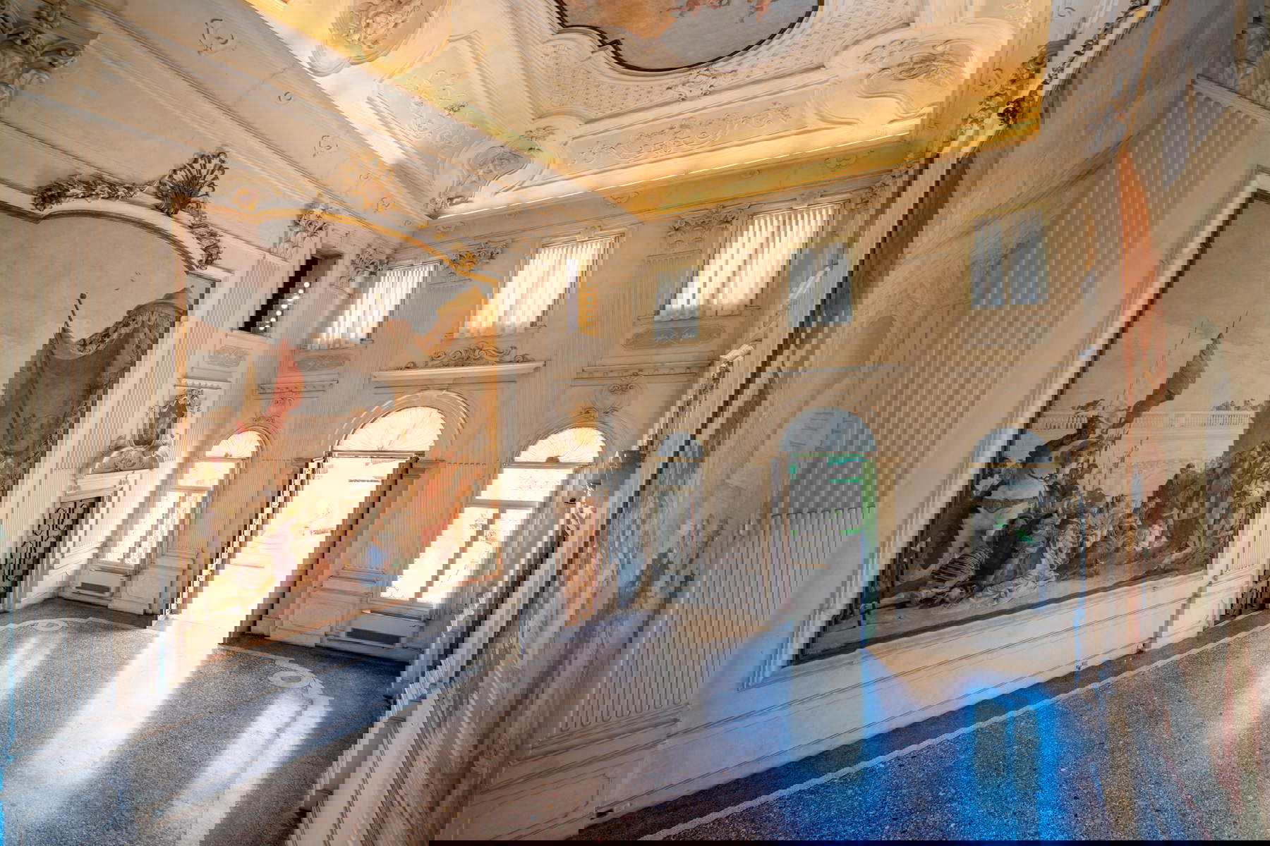 Il salone d'onore. Foto: Villa Cordellina / IAT / Provincia di Vicenza