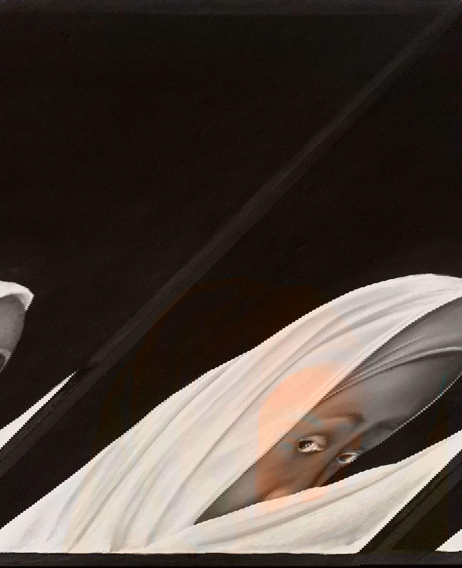 Guglielmo Aschieri, Sin título (2024; óleo sobre tabla, 37x30cm)