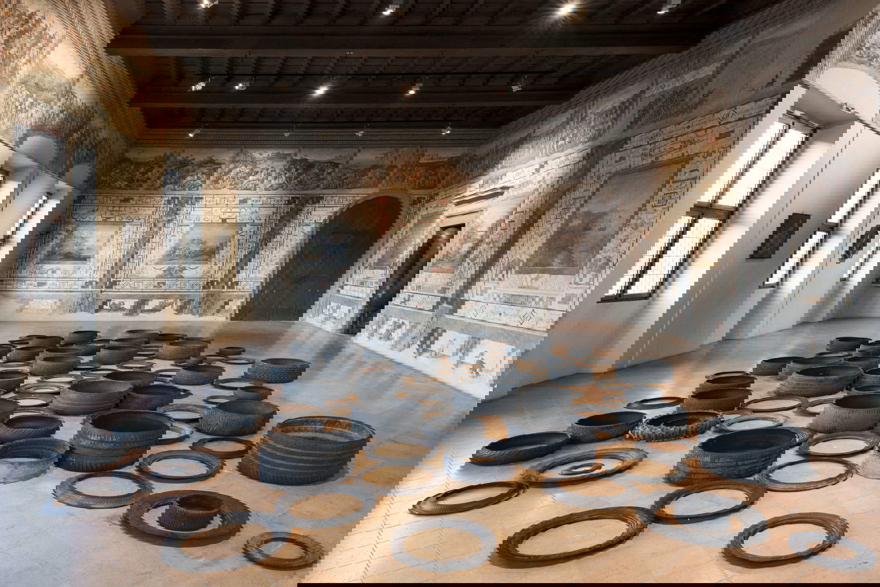 Paolo Canevari, God Year, Pinacoteca Citt&agrave; di Castello, 2025. Photo: Ilaria Lagioia and Pierpaolo Lo Giudice