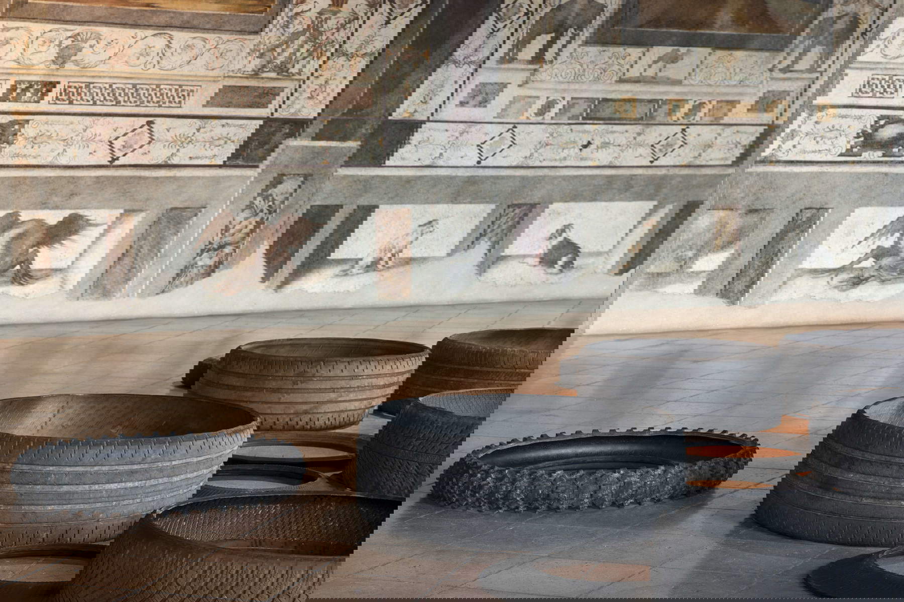 Paolo Canevari, God Year, Pinacoteca Citt&agrave; di Castello, 2025. Photo: Ilaria Lagioia and Pierpaolo Lo Giudice