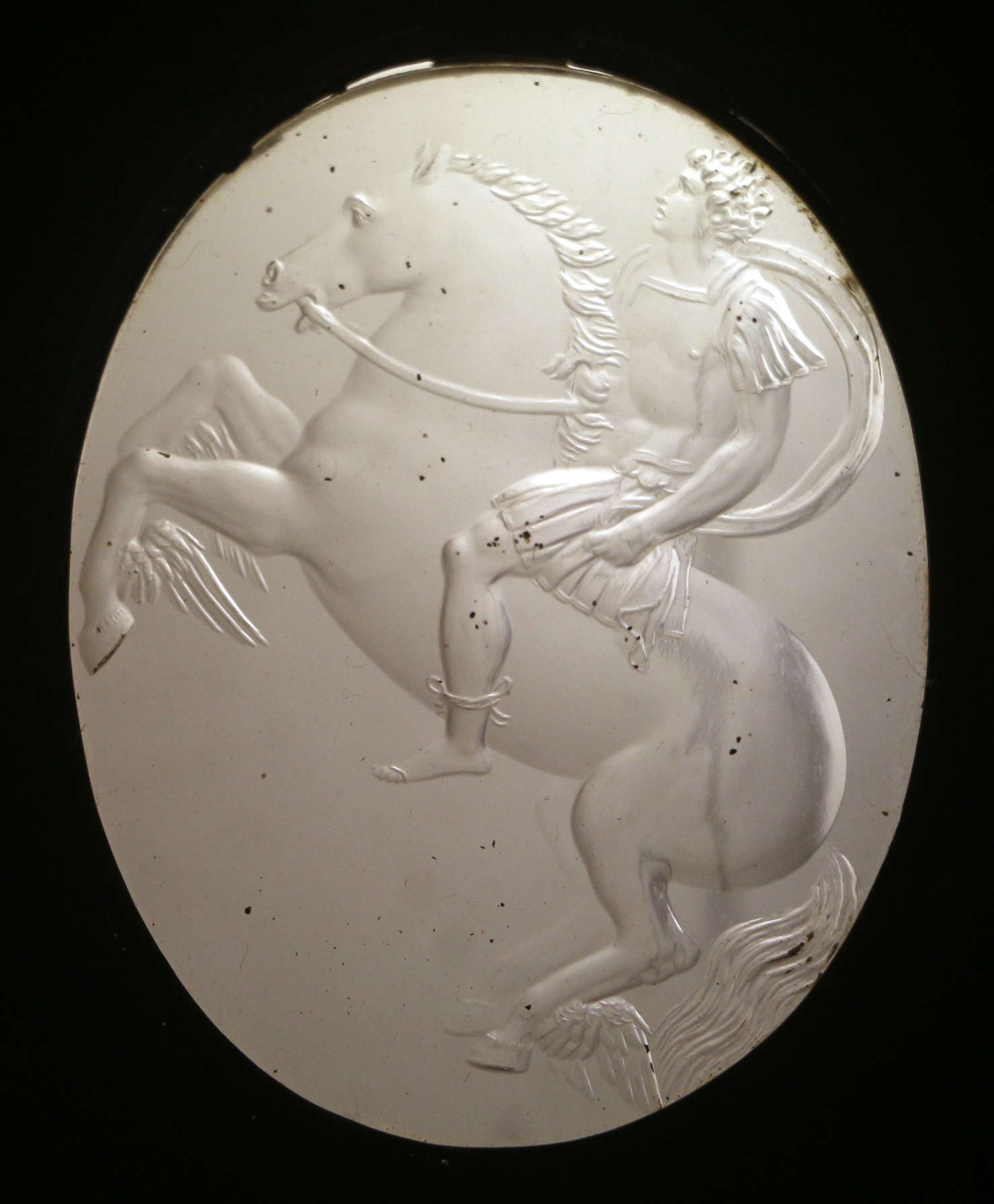 Italienischer Ambitus, Bellerophon rittlings auf Pegasus (17. Jahrhundert; Bergkristall; Florenz, Tesoro dei Granduchi)