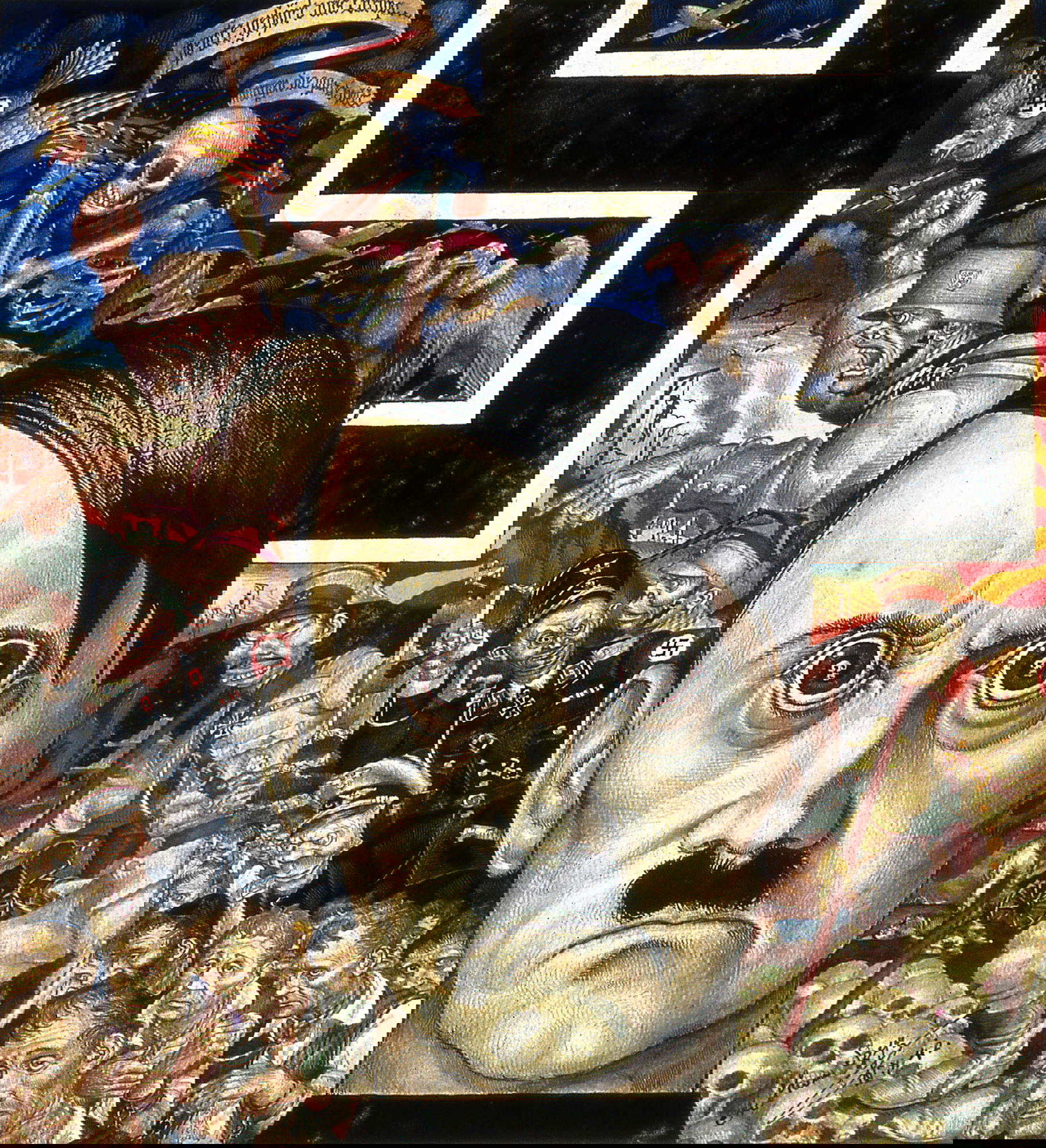 Arthur Szyk, Antichrist (1942; Aquarell und Gouache; New York). Die Arthur Szyk Gesellschaft