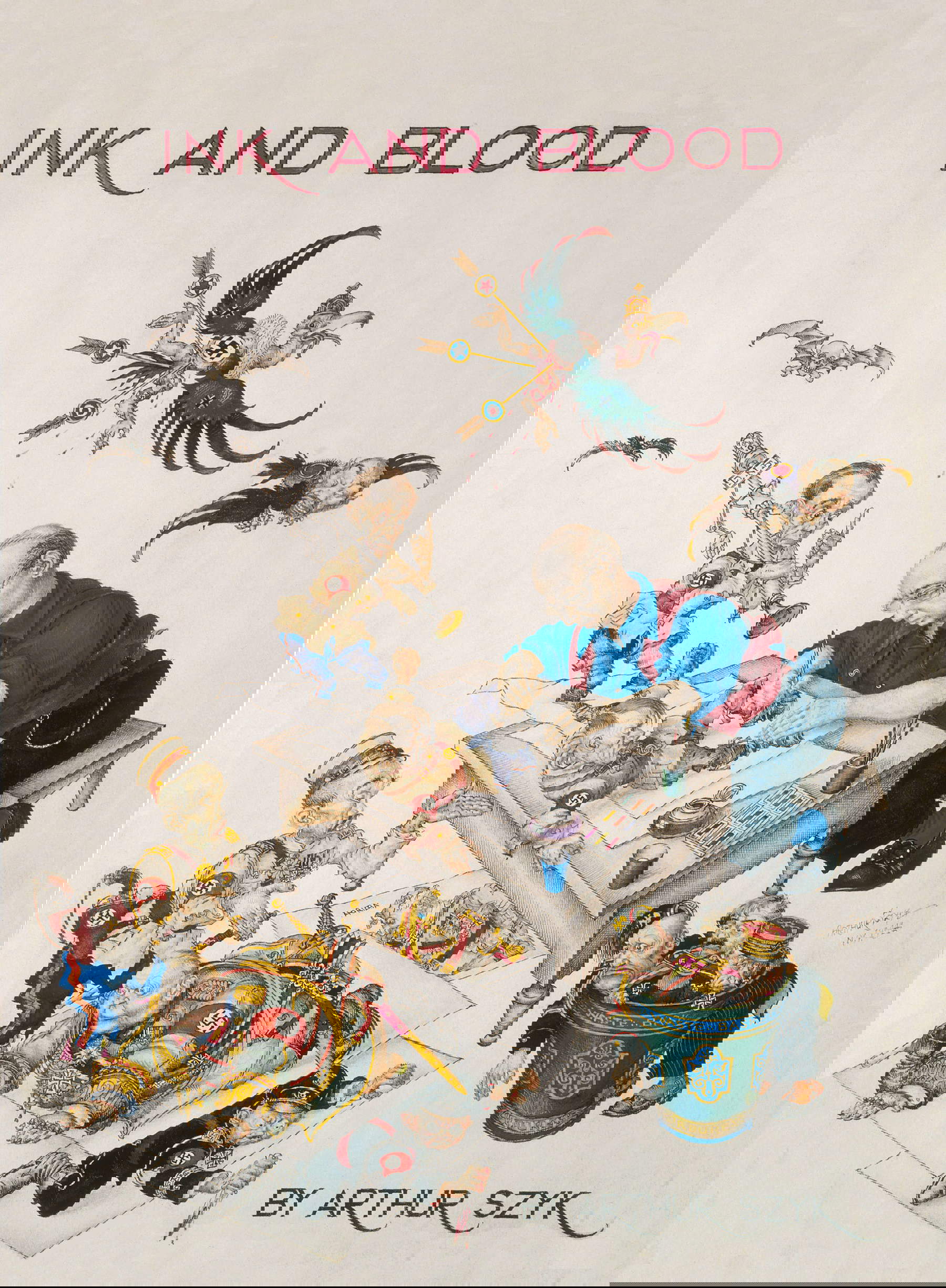 Arthur Szyk, Frontispiz von Tinte und Blut (New York: The Heritage Press, 1946). Die Arthur Szyk Gesellschaft